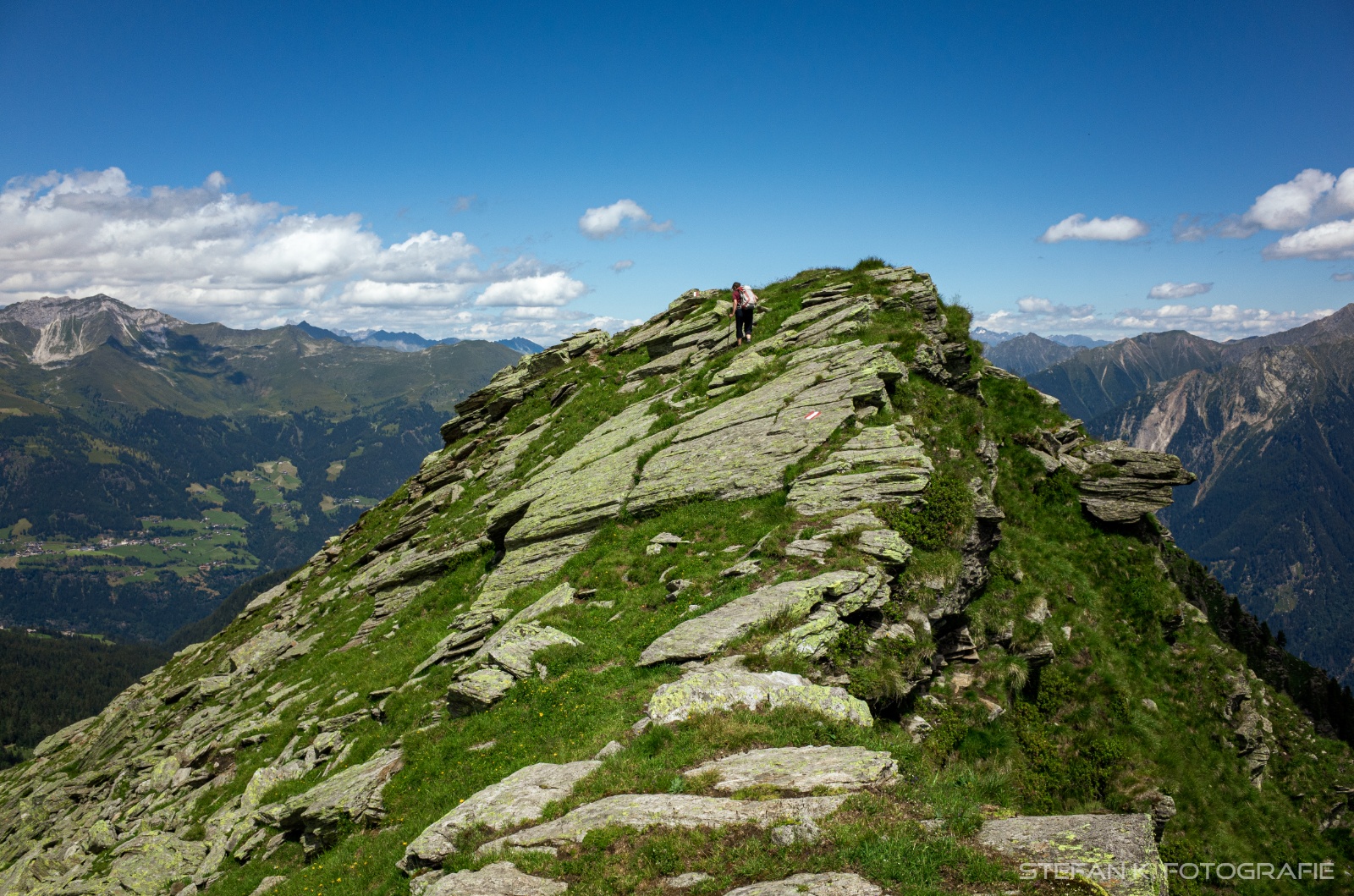 Eine letzte Graterhebung